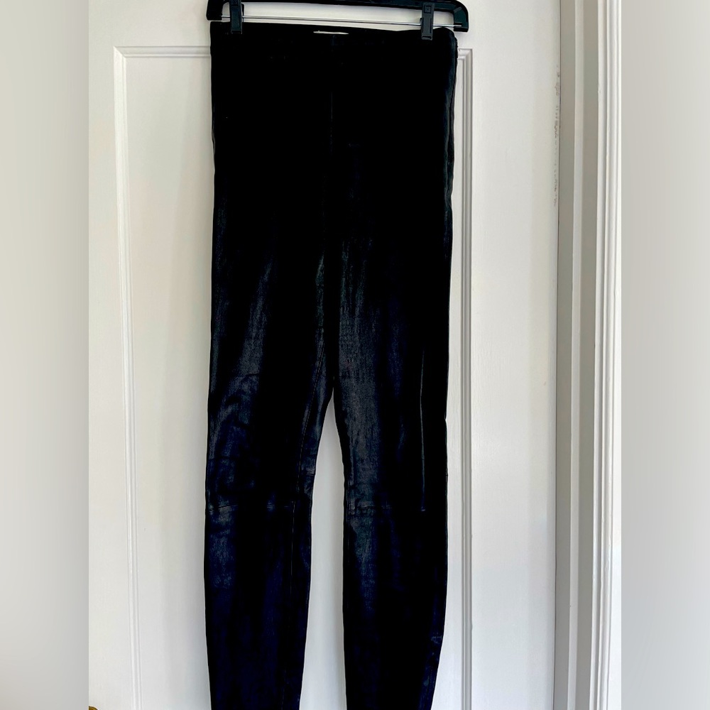 Frame Black Leather Pants M $995